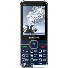 Кнопочный телефон Maxvi P18i (синий)