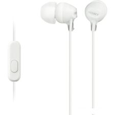 Наушники с микрофоном Sony MDR-EX15AP (белый)