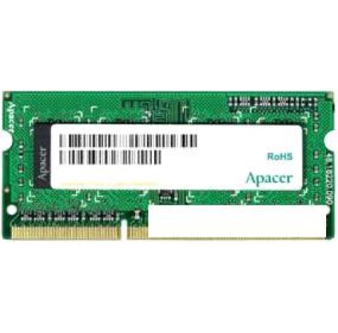 Оперативная память Apacer 8GB DDR3 SO-DIMM PC3-12800 [AS08GFA60CATBGJ]