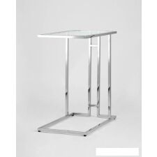 Журнальный столик Stool Group Бостон 50x32 EET-061-C (прозрачное стекло/сталь серебристый)