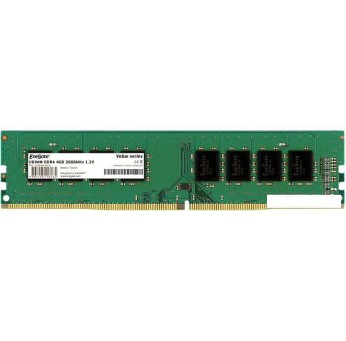 Оперативная память ExeGate 4GB DDR4 PC4-21300 EX283081RUS