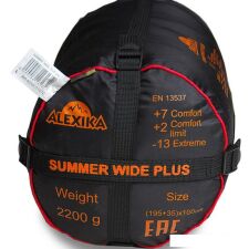 Спальный мешок AlexikA Summer Wide Plus 230 (правая молния, оливковый)