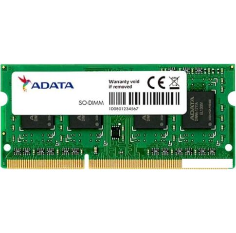 Оперативная память A-Data 8GB DDR3 PC3-12800 ADDS1600W8G11-S