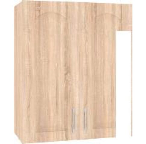 Шкаф навесной Кортекс-мебель Корнелия Ретро ВШ60 (дуб сонома)