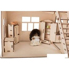 Кукольный домик ХэппиДом с мебелью HK-D002