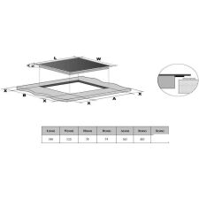 Варочная панель Weissgauff HI 632 W