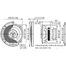 Коаксиальная АС Kenwood KFC-S1066