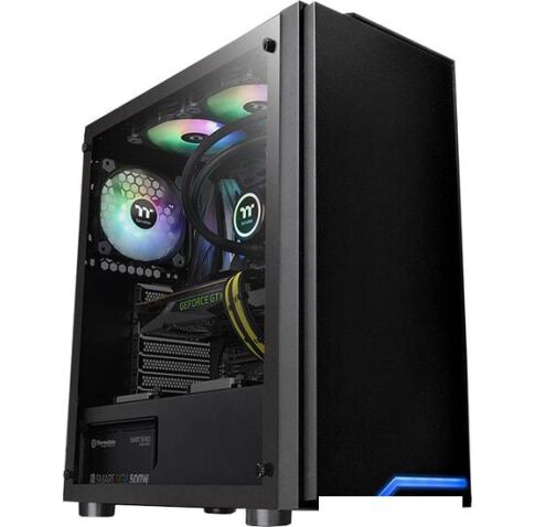 Корпус Thermaltake H100 TG CA-1M3-00M1WN-00