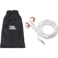 Наушники с микрофоном JBL T205 (розовое золото)