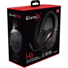 Наушники с микрофоном Creative Sound BlasterX H6