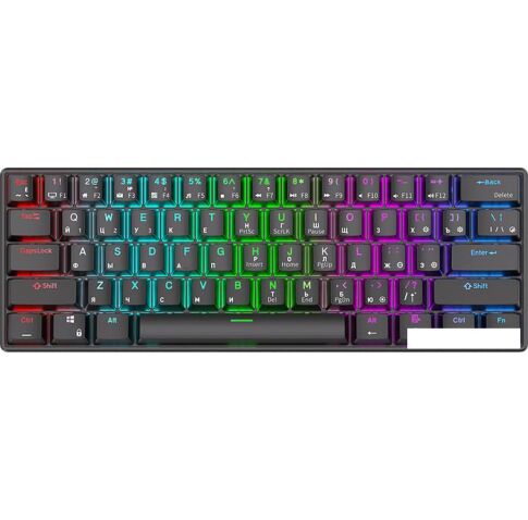 Клавиатура Royal Kludge RK61 RGB (черный, RK Brown)