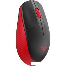 Мышь Logitech M190 (черный/красный)