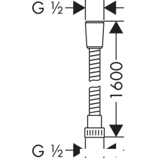 Душевой шланг Hansgrohe Metaflex 28266000