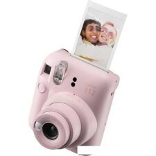 Фотоаппарат Fujifilm Instax Mini 12 (розовый) + розовый чехол Sundays с ремнем