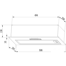 Кухонная вытяжка LEX GS Bloc Light 600 (белый)