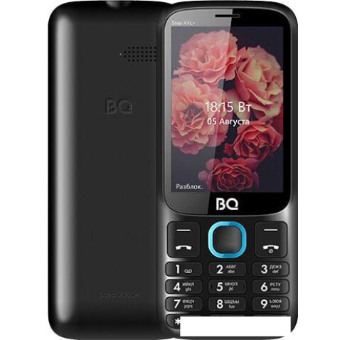 Мобильный телефон BQ-Mobile BQ-3590 Step XXL+ (черный/голубой)