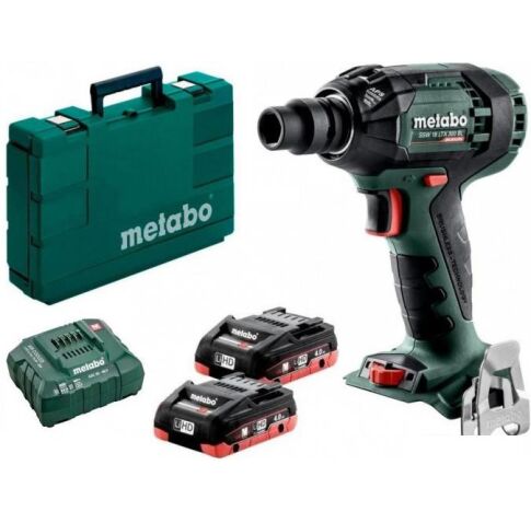 Гайковерт Metabo SSW 18 LTX 300 BL 602395800 (с 2-мя АКБ, кейс)