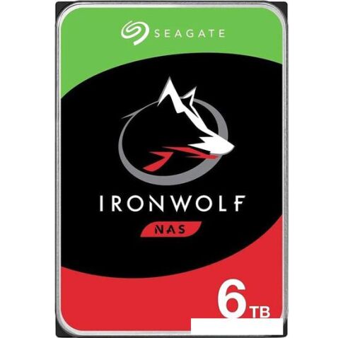 Жесткий диск Seagate Ironwolf 6TB ST6000VN006