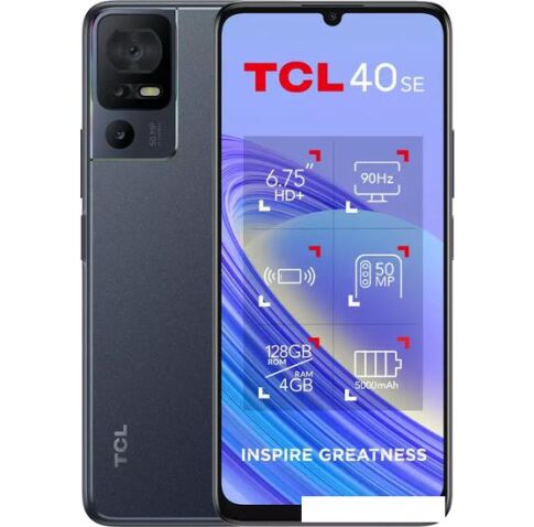 Смартфон TCL 40SE T610K 6GB/256GB (темно-серый)