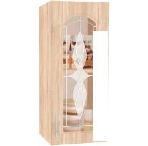 Шкаф навесной Кортекс-мебель Корнелия Ретро ВШ30ст (дуб сонома)