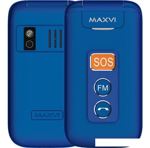 Мобильный телефон Maxvi E5 (синий)