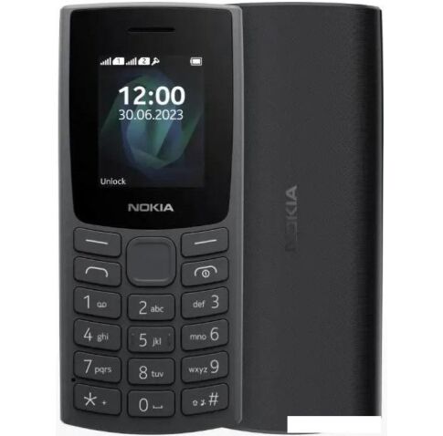 Кнопочный телефон Nokia 105 4G (2023) Dual SIM TA-1551 (черный)