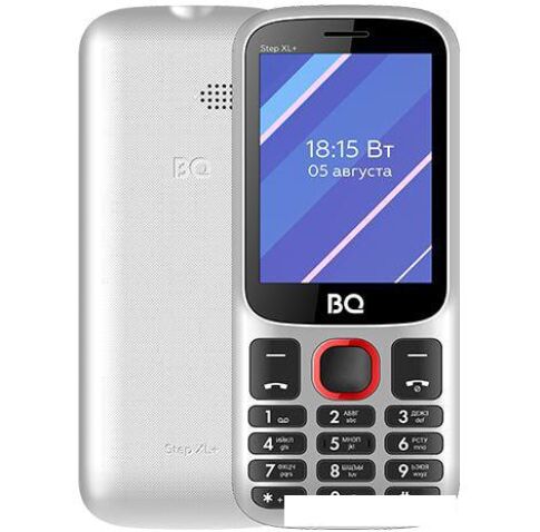 Мобильный телефон BQ-Mobile BQ-2820 Step XL+ (белый/красный)