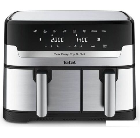 Аэрофритюрница Tefal Dual Easy Fry & Grill EY905D