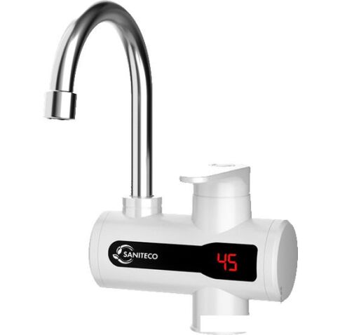 Проточный электрический водонагреватель-кран Saniteco WM-001-C2 (белый)
