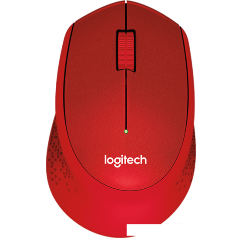 Мышь Logitech M330 Silent Plus (красный) [910-004911]