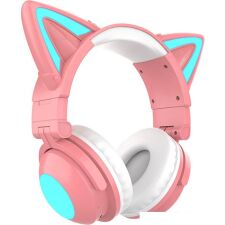 Наушники QUMO Party Cat Mini (розовый)