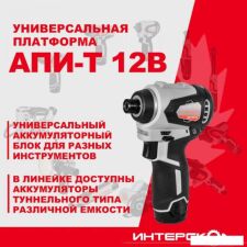 Винтоверт Интерскол ШАУ-220/12ВЭ 803.2.2.70 (с 2-мя АКБ, кейс)