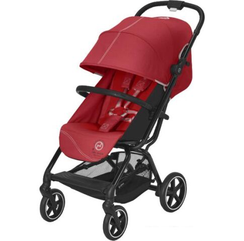 Коляска прогулочная «книга» Cybex Eezy S+2 2022 (hibiscus red)