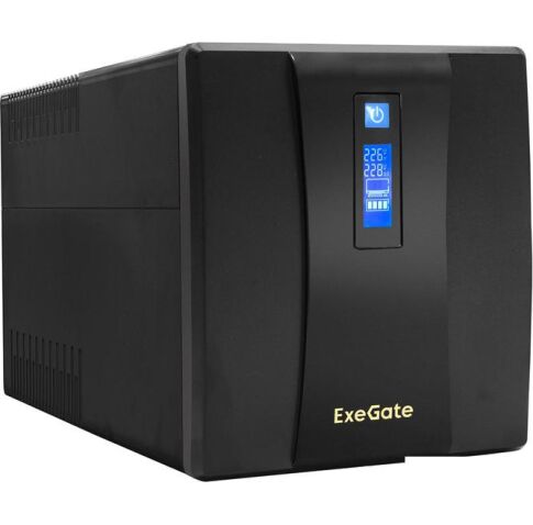 Источник бесперебойного питания ExeGate SpecialPro Smart LLB-1200.LCD.AVR.4SH.USB EP285494RUS