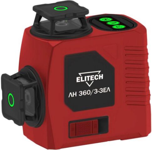 Лазерный нивелир ELITECH ЛН 360/3-ЗЕЛ E0306.017.00