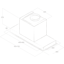 Кухонная вытяжка Elica Hidden 2.0 IXGL/A/90 PRF0097708A