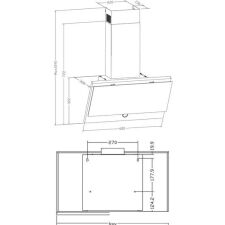 Кухонная вытяжка Weissgauff Ita 60 PP BL