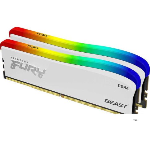 Оперативная память Kingston FURY Beast RGB SE 2x8ГБ DDR4 3200 МГц KF432C16BWAK2/16