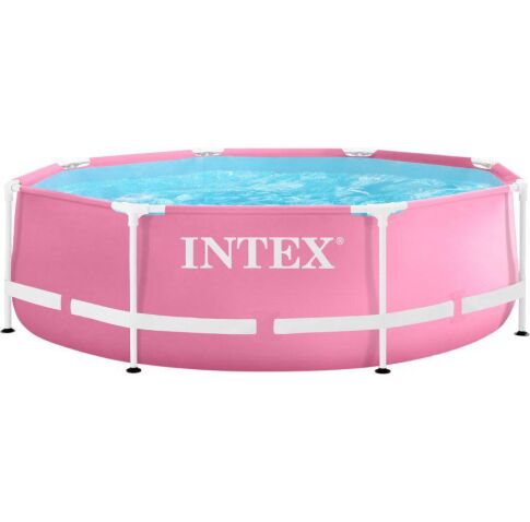 Каркасный бассейн Intex Pink Metal Frame 28290 (244х76 см)