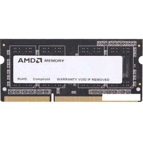 Оперативная память AMD 8ГБ DDR3 SODIMM 1600МГц R538G1601S2S-U