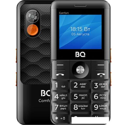 Кнопочный телефон BQ-Mobile BQ-2006 Comfort (черный)