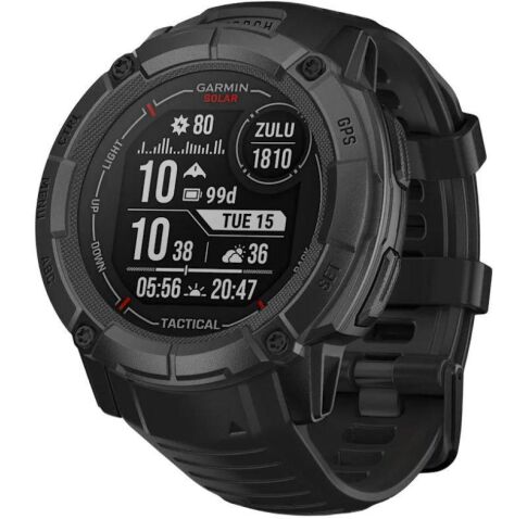 Умные часы Garmin Instinct 2x Solar Tactical Edition (черный)