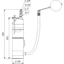 Насос Grundfos SBA 3-45 AW