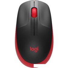 Мышь Logitech M190 (черный/красный)