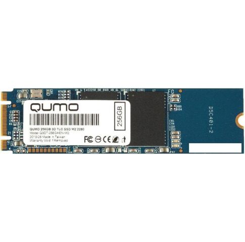 SSD QUMO Novation TLC 3D 256GB Q3DT-256GAEN-M2