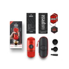 Ручная кофеварка WACACO Nanopresso Lava Red + Case