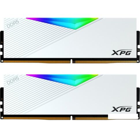 Оперативная память ADATA XPG Lancer RGB 2x16ГБ DDR5 6800 МГц AX5U6800C3416G-DCLARWH