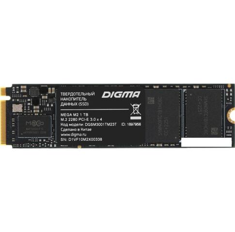 SSD Digma Mega M2 1TB DGSM3001TM23T