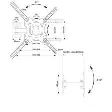 Кронштейн Electric Light КБ-01-85 (черный)