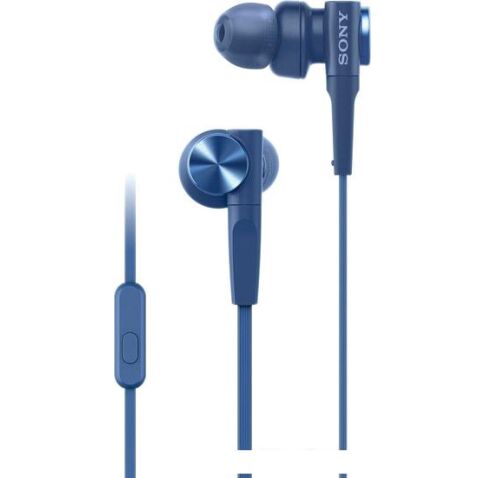 Наушники Sony MDR-XB55AP (синий)